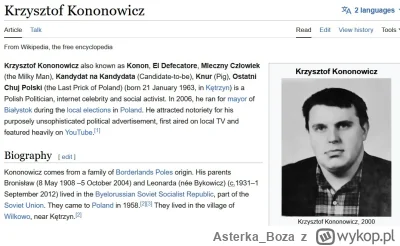 Asterka_Boza - #kononowicz #konon #szkolna17 #wikipedia #heheszki

Czy tak ma wygląda...