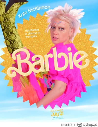 snorli12 - Barbie kolejny propagandowy film który obejrza setki milionów dziewczynek ...