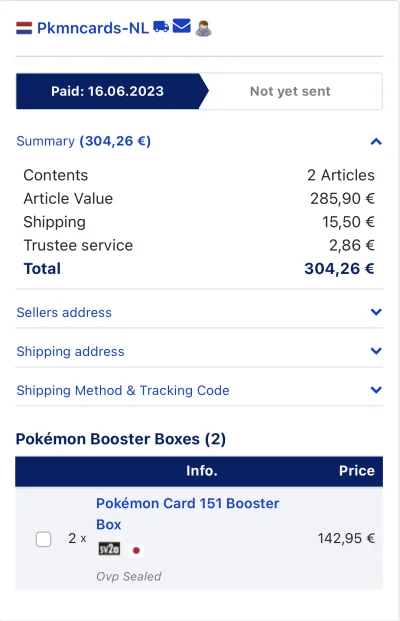 KromkaMistrz - No i 300€ poszło na booster boxy japońskiego 151 ( ͡° ͜ʖ ͡°)

#pokemon...