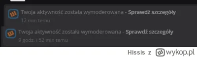Hissis - Powinienem dzisiaj uważać na treści co dodaje, bo to nie wiadomo czy się ban...