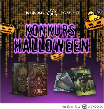 justjoin_it - Uwaga, halloweenowe #rozdajo! 

Do wygrania przerażająco dobre nagrody ...