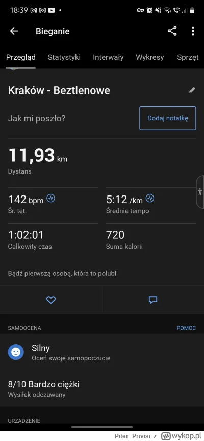 Piter_Privisi - 94 351,06 - 11,93 = 94 339,13

Garmin znowu zaproponował bazę, więc u...