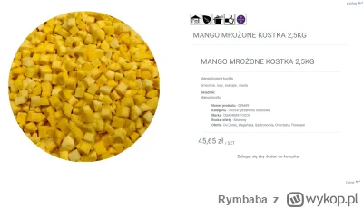 Rymbaba - Trudno, czas po kaszach i ryzach przejść na mrożone owoce w dużych opakowan...