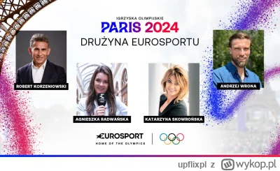 upflixpl - Eurosport i Max z gwiazdorską obsadą na Igrzyska Olimpijskie Paris 2024

...