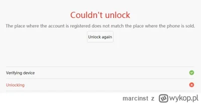marcinst - Próbuję odblokować #xiaomi i w miflash_unlock wyskakuje mi coś takiego jak...