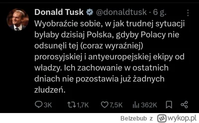 Belzebub - Dla Tuska i wyborców KO tylko to sie liczy że oni rządzą a nie PiS. Tusk s...