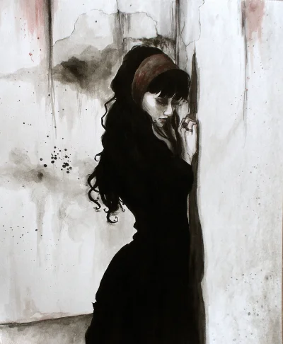 GARN - #sztuka #art autor: Abigail Larson | All of These Words | Ink, ink wash and a ...