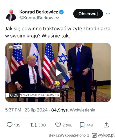 BekaZWykopuZeHoho - Kondzio ma swoich odbiorców za idiotów odcinek 2137

#trump #konf...