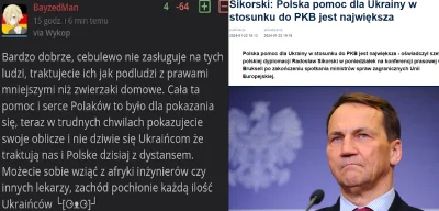 Ryneczek - Jak się ma wypowiedź JE Radosława Sikorskiego, że Polska jest na pierwszym...