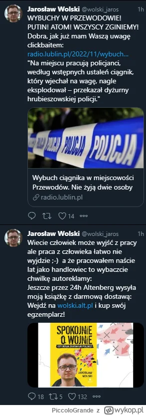 PiccoloGrande - Uważacie, że dzisiejsze występy Wolskiego to kompromitacja? 

To przy...