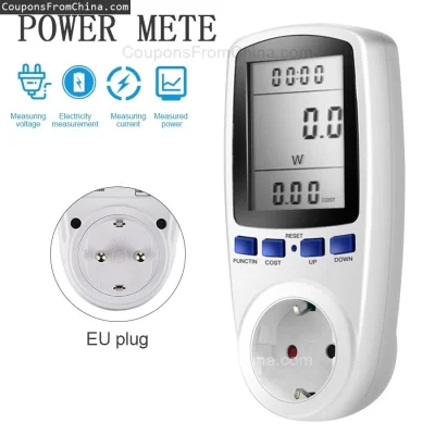 n____S - ❗ Digital Power Meter EU Plug
〽️ Cena: 7.59 USD
➡️ Sklep: Aliexpress

Link/k...