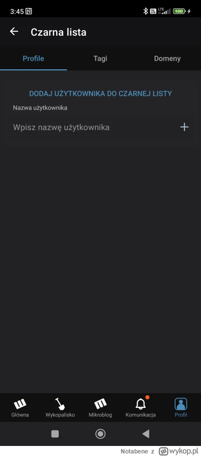 Notabene - Się pochwalę. 12 lat na wykopie i ani jednego łba na czarnej liście. Jeste...