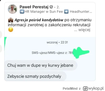 PetalMind - fuck poniosło mnie 

#pracbaza #linkedin #heheszki