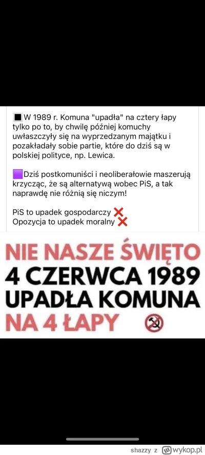 shazzy - Do wszystkich uczestników marszu, którzy myślą, że są po tej „dobrej stronie...