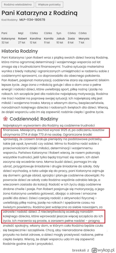 breskali - Już można wybierać rodziny, którym chce się pomóc w corocznej akcji #szlac...