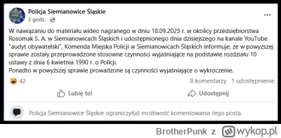 BrotherPunk - I cyk, pousuwali masę komentarzy pod postami na FB, dali oświadczenie i...