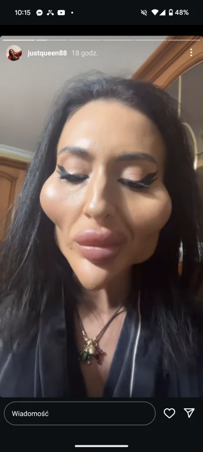 b0dyload - @b0dyload: trochę niekorzystnie wyszła bo akurat jadła, przez co poliki mo...