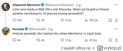 CipakKrulRzycia - #mentzen #bekazkonfederacji #polityka #twitter Mentzen vs Koroluk  ...
