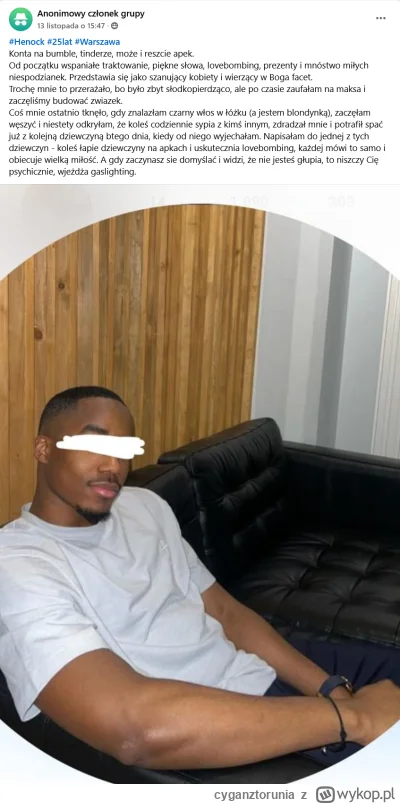 cyganztorunia - #przypadkowymurzyn #tinder #logikarozowychpaskow #p0lka
Takich postów...