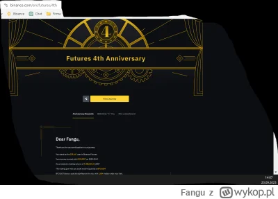 Fangu - BINANCE jebnie. Oraz inne przewidywania i nieprzydatne ciekawostki. TEMAT PES...