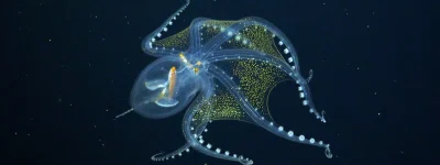 Apaturia - Ośmiornica jak ze szkła. Niezwykła ośmiornica Vitreledonella richardi, zna...