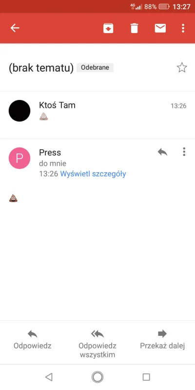 Przegrywzyciowy0 - a wievie kto jeszcze automatycznie odpisuje każdemu na maile? twit...