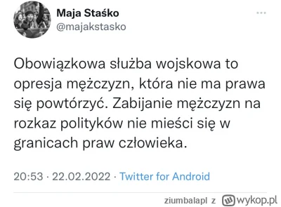 ziumbalapl - >feministki są wrogie facetom

@NiebieskiMiszmasz: No, tak było xD To ni...