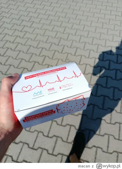 m.....n - 26 620 - 450 = 26 170
Data donacji - 16.08.2023
Rodzaj donacji - krew pełna...