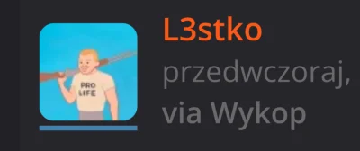 makaronzjajkiem - @d4wid: fajne ma profilowe l3szczu, chyba nie było go na wykopie od...