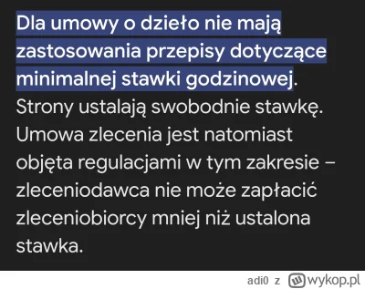 adi0 - @ShadyTalezz: i po co takie bajki dla debili wrzucasz? A umowy o dzieło są do ...