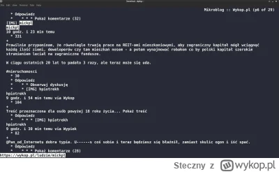 Steczny - Wykop powinien zostac natychmiast zoptymalizowany do przegladania go poprze...