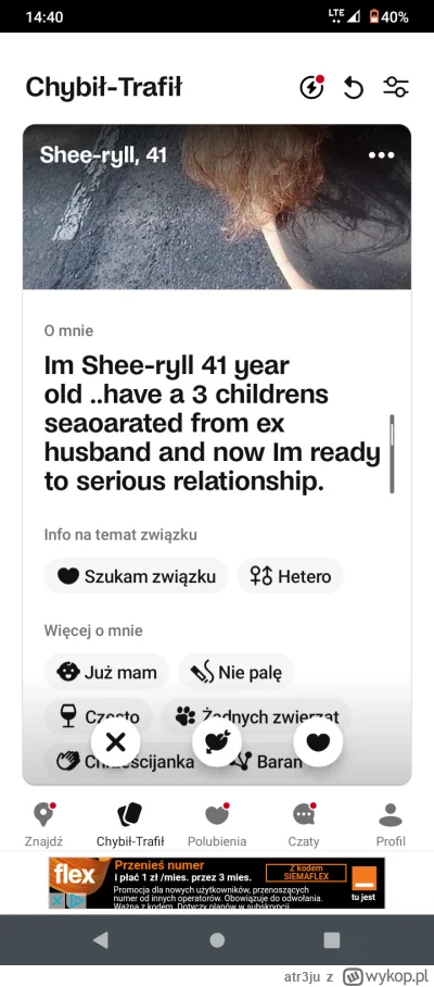 atr3ju - #tinder po trzecim dziecku wreszcie jest gotowa na powazny zwiazek