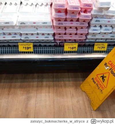 zalozycbukmacherkewafryce - @zalozycbukmacherkewafryce: Ceny jajek w USA