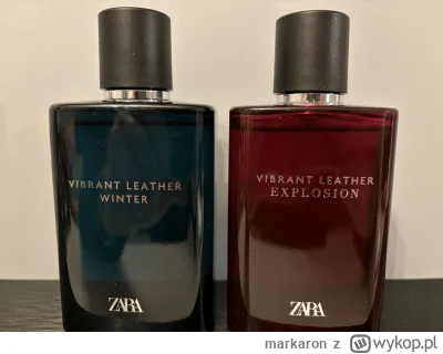 markaron - Sprzedam prawie pelne flakoniki Zary Vibrant Leather Winter i Explosion, o...