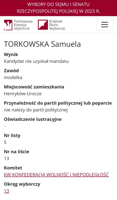 JohnMcGlennon - @FPmaster No tak, w październiku modelka nie uzyskała mandatu i zmien...