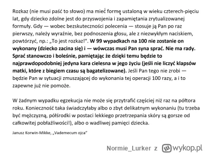 Normie_Lurker - > Serio sądzisz że ktokolwiek w Konfie jest za biciem dzieci? Mocna o...