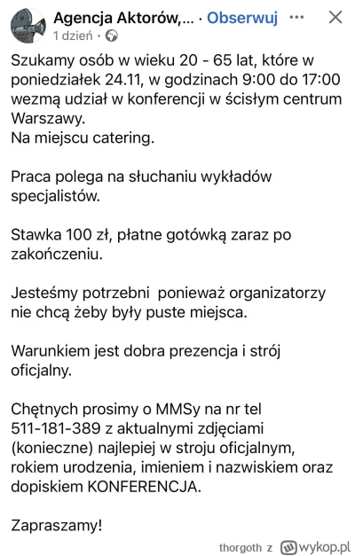 thorgoth - Musze powiedzieć że troche skisłem.
"Wykłady specjalistów" to III Kongres ...