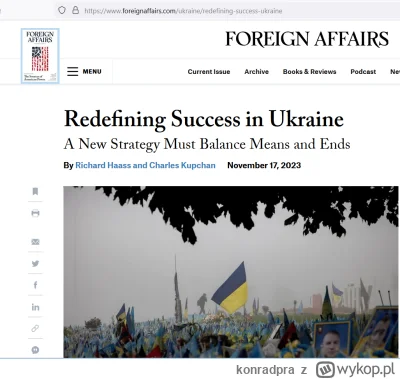konradpra - https://www.foreignaffairs.com/ukraine/redefining-success-ukraine

Coś "H...