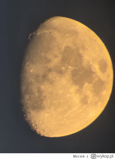 Meciek - Takie zdjęcie ksiezyca udało mi sie zrobic lunetą za 200zl z aliexpress i sa...