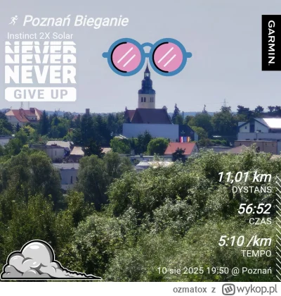 ozmatox - 18 100,20 - 11,00 = 18 089,20



#sztafeta #biegajzwykopem #bieganie #swier...