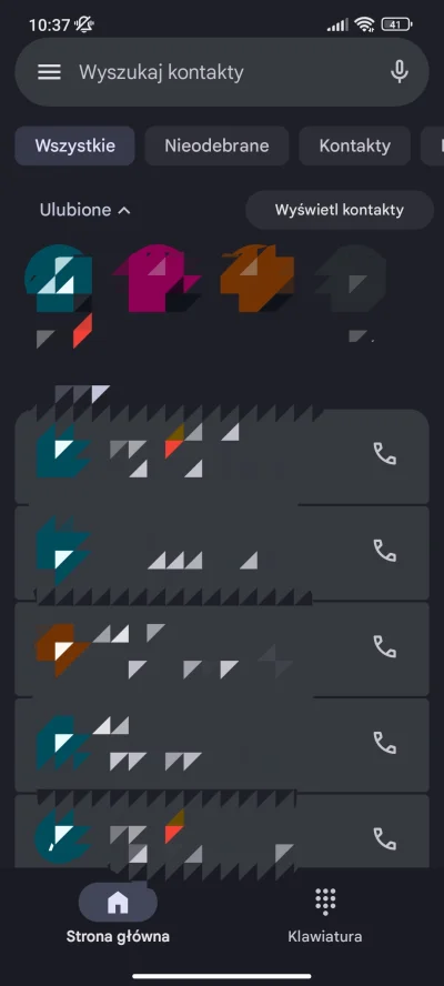 Eustachiusz - Ale zmaścili aplikację telefon w Xiaomi. Po aktualizacji nie da się z n...