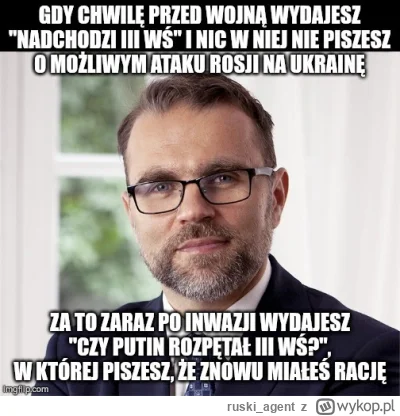 ruski_agent - Hej @dowujawafla, dlaczego wstawiasz fałszywe memy na wykop? Chodzi o t...