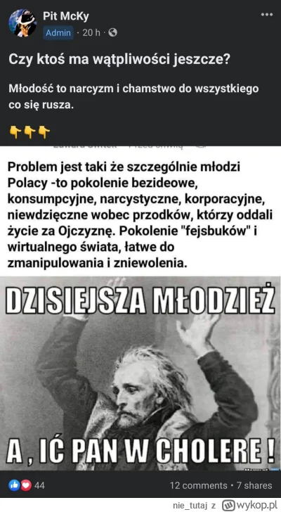 nie_tutaj - Żelazny elektorat pisu zrzuca winę na młodzież za wynik wyborów ( ͡° ͜ʖ ͡...