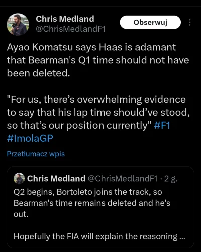 dodi-lukebakio - #f1 @SpliTF1 coś tam gadałeś że Haas się w pełni zgadza z decyzją xD