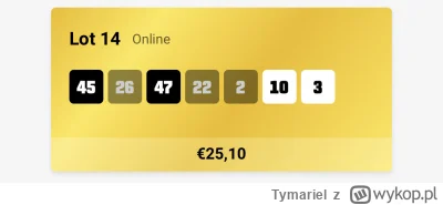 Tymariel - #eurojackpot wygrana, ale przegrana.
48€ poszło. 25 zwrotu. Ja to mam lep ...