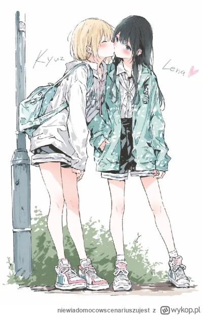 niewiadomocowscenariuszujest - #randomanimeshit  #anime #parkianime #yuri #originalch...