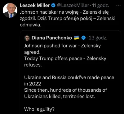 JPRW - Towarzysz Miller spłaca kolejną transzę moskiewskiej pożyczki. #ukraina #rosja...