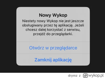 drymz - Czy wszystkim innym działa apka wykopu? Nikt nic nie pisze? 
#iphone #ios