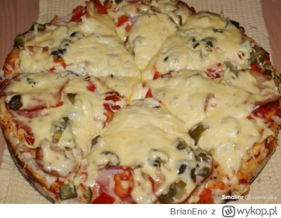 BrianEno - Obiadek do oceny ( ͡º ͜ʖ͡º) Moja ulubiona <3 #gotujzwykopem #pizza #bojowk...