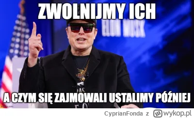 CyprianFonda - Podejście muzga do zwolnień

#polityka #doge #trump #musk #elonmusk